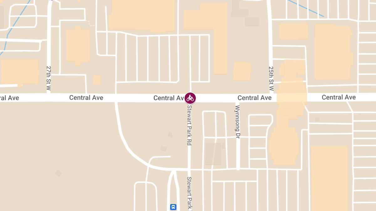 Fatal Motorcycle and SUV Crash on Central Ave Near Stewart Park Rd