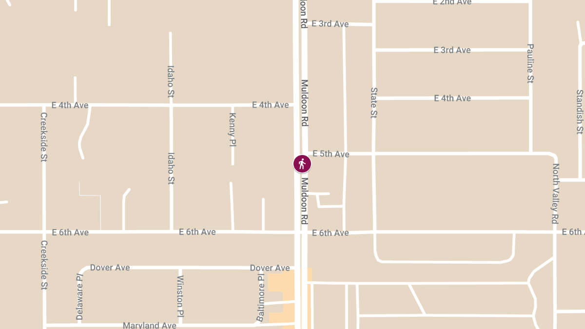 Fatal Pedestrian Accident on Muldoon Rd near E 6th Ave