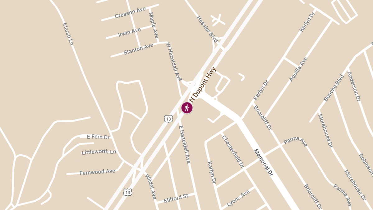 Fatal Pedestrian Accident on N Dupont Hwy near Hazeldell Ave