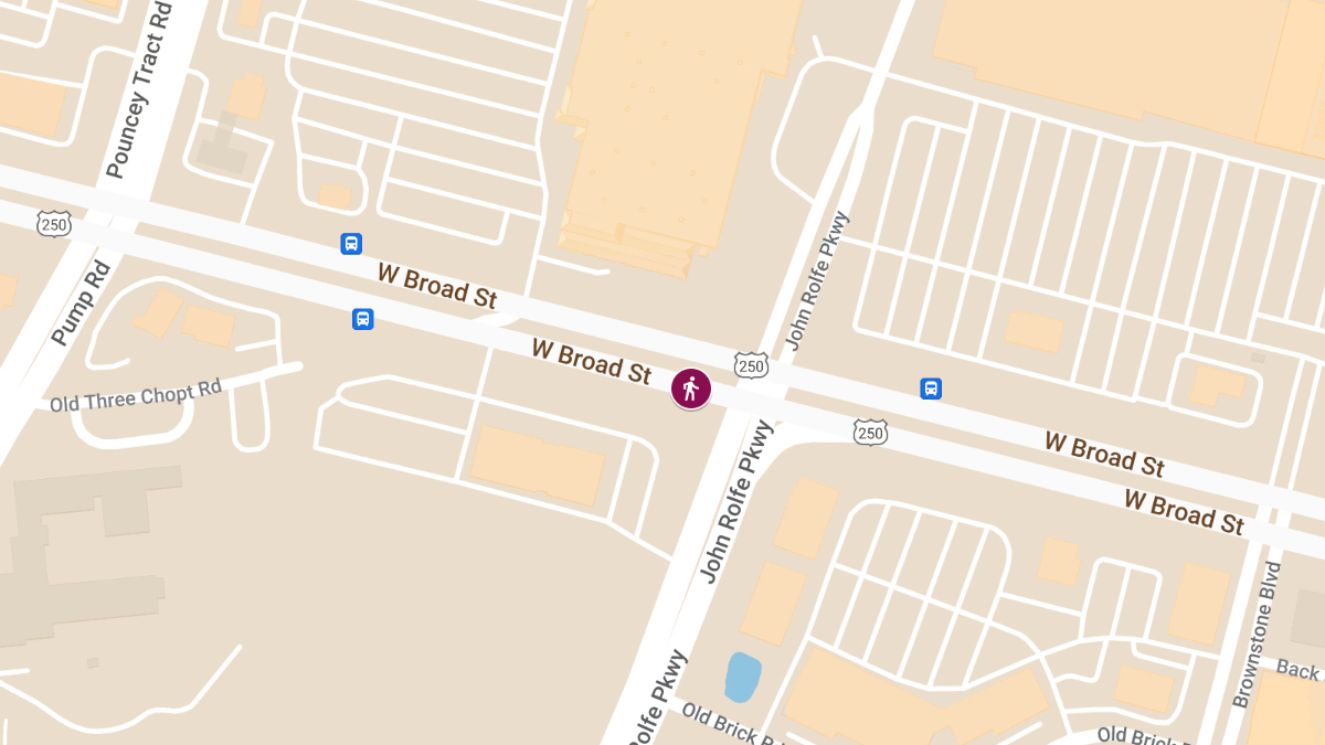 Fatal Pedestrian Crash at 11400 Block of W Broad St