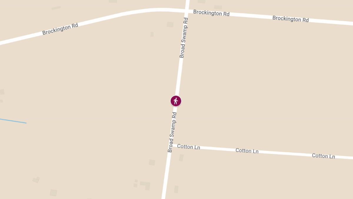 Fatal Pedestrian Crash on Broad Swamp Rd