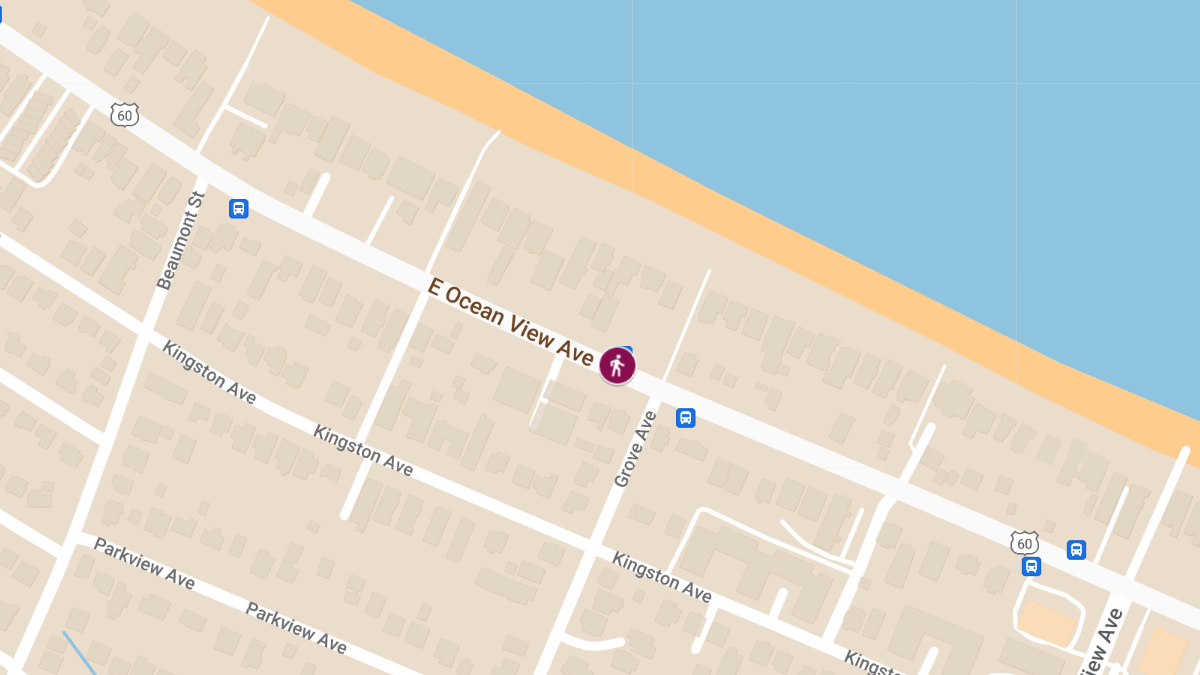 Fatal Pedestrian Crash on E. Ocean View Ave