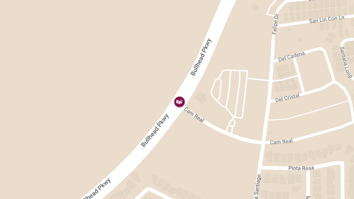 Fatal Rollover Accident on Bullhead Pkwy and Camino Real Blvd