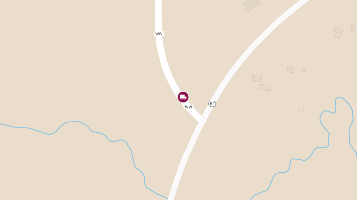 Fatal Truck Crash on County Rd WW near State Hwy 33