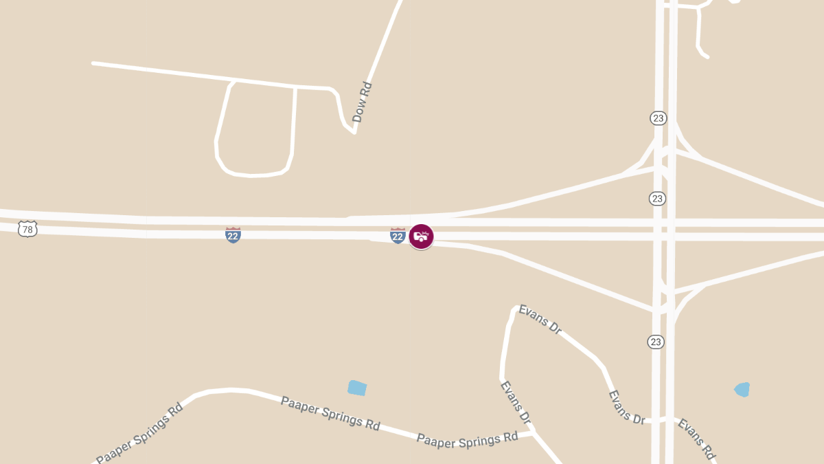 Fatality in Three-Vehicle Crash Involving 18-Wheeler on I-22 EB at MM 29