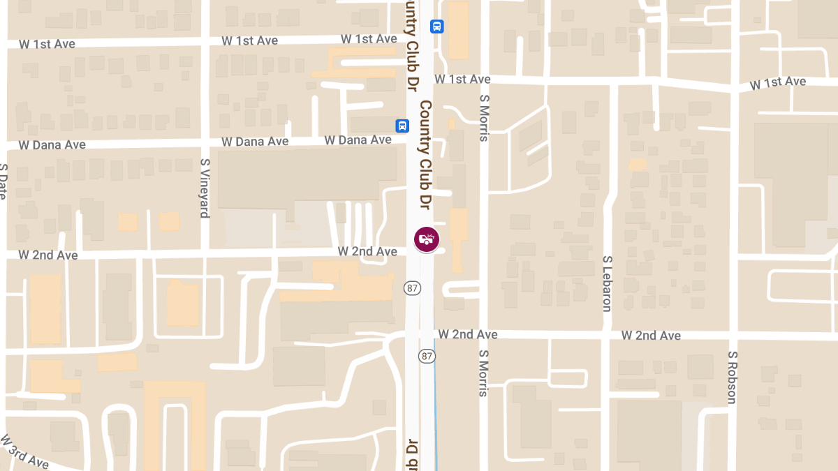 Fiery Four-Vehicle Crash on Country Club Drive