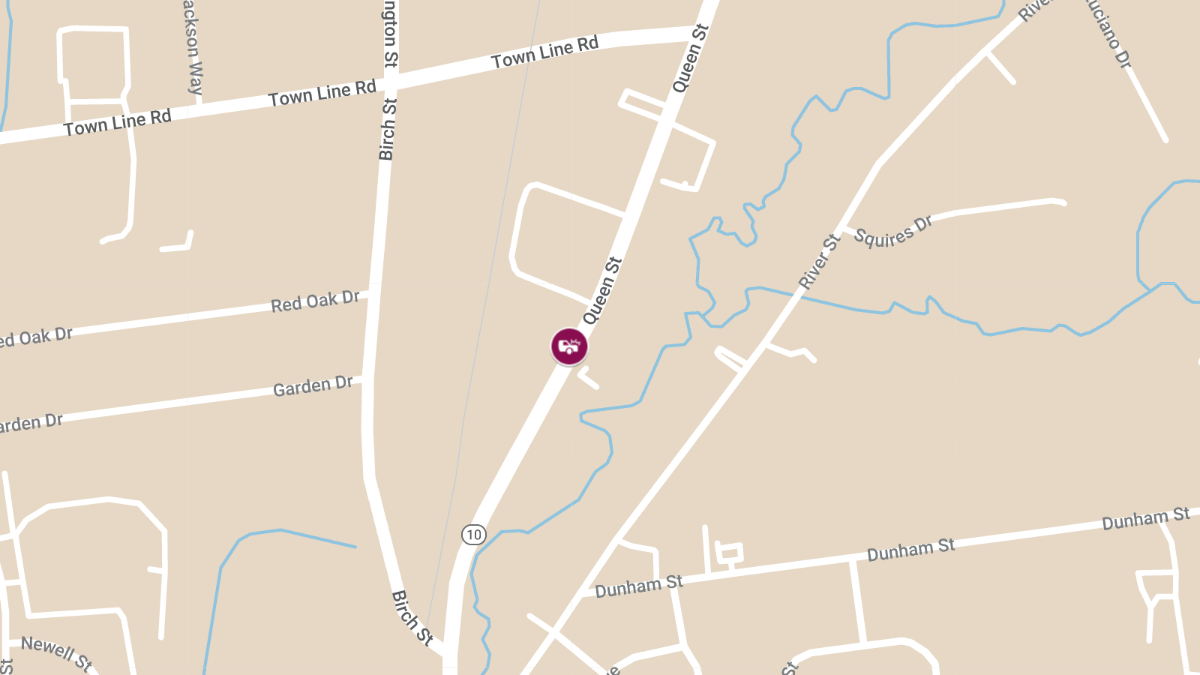 Four-Car Crash on Queen St near Birch St