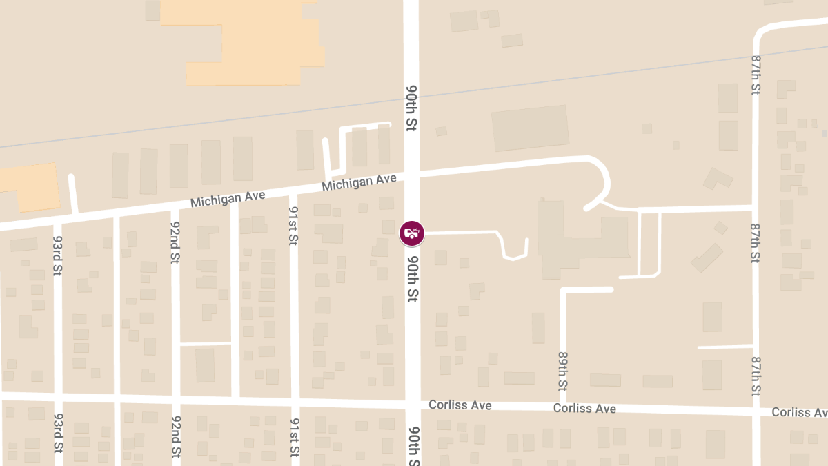 Hwy KR Crash Results in Injuries, at the intersection with 90th St. South Shore FD