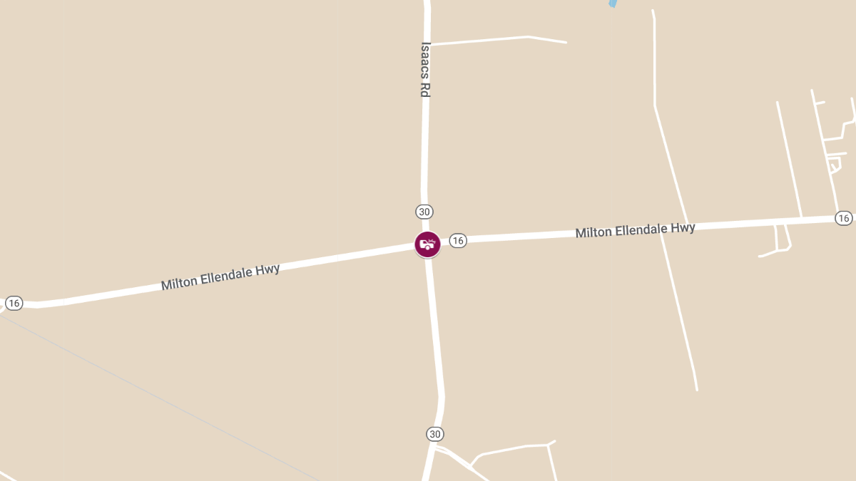Injuries Reported in Accident at Milton Ellendale Hwy and Isaacs Rd