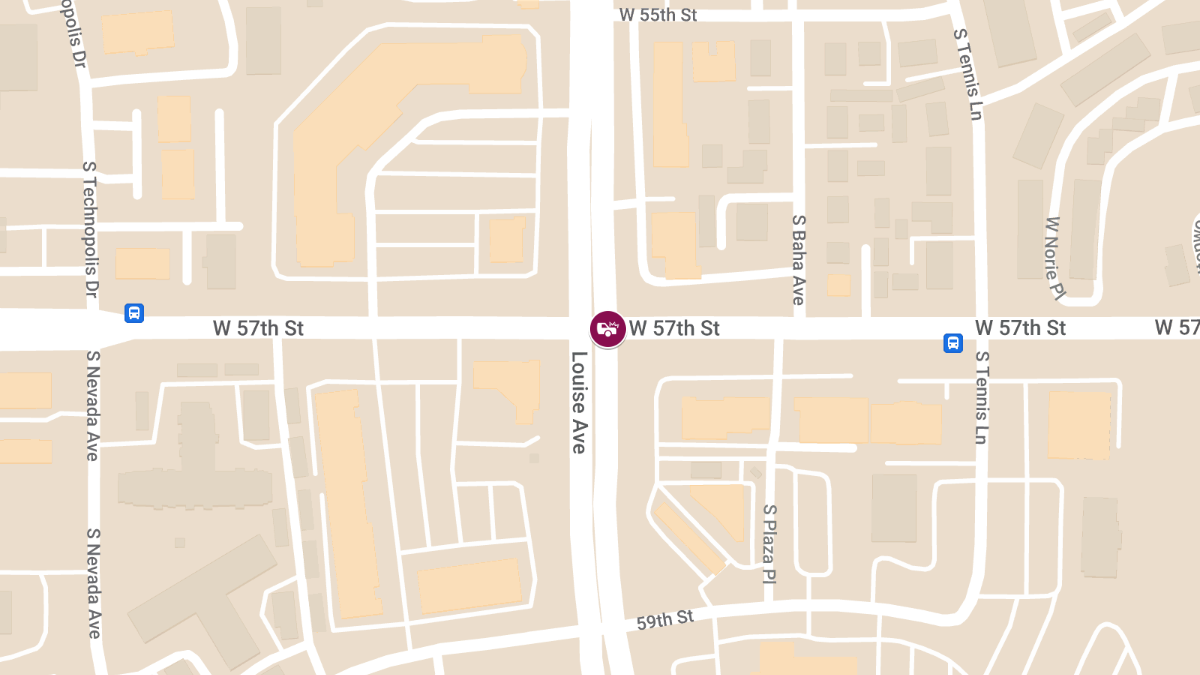 Injuries Reported in Accident at W 57th St & S Louise Ave