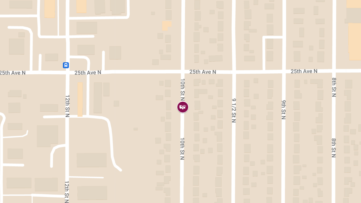 Injuries Reported in Accident on 10th St N Near 1600 Blk