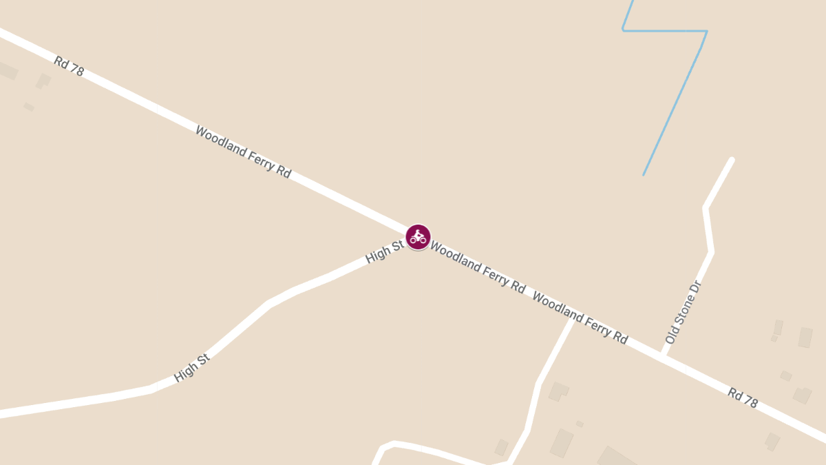 Injuries Reported in Motorcycle Accident at Woodland Ferry Rd and Snake Rd