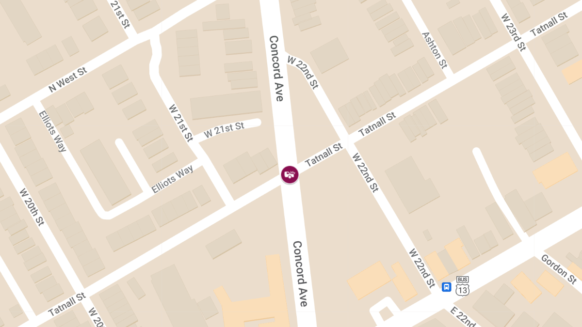 Injuries Reported in Rollover Crash on Concord Ave at Tatnall St