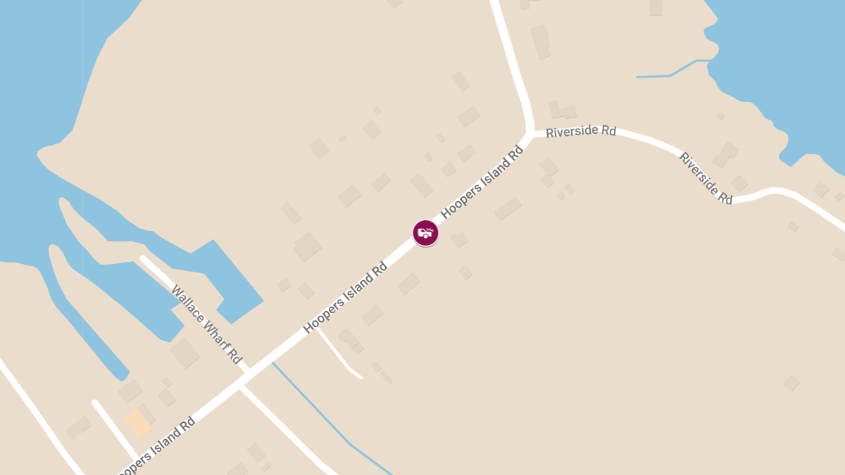Injuries Reported in Two-Vehicle Accident on Hoopers Island Rd