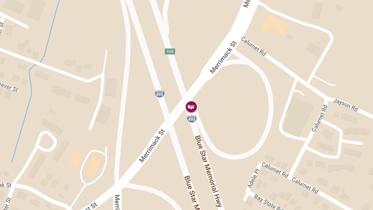 Injuries Reported in Two-Vehicle Crash on I-495 SB Near Exit 103
