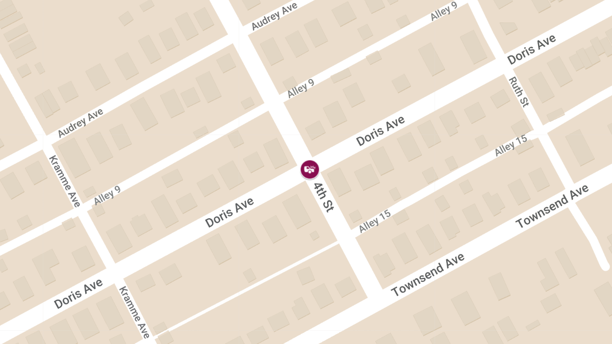 Injuries in Crash at Doris Ave and 4th St, Two Transported