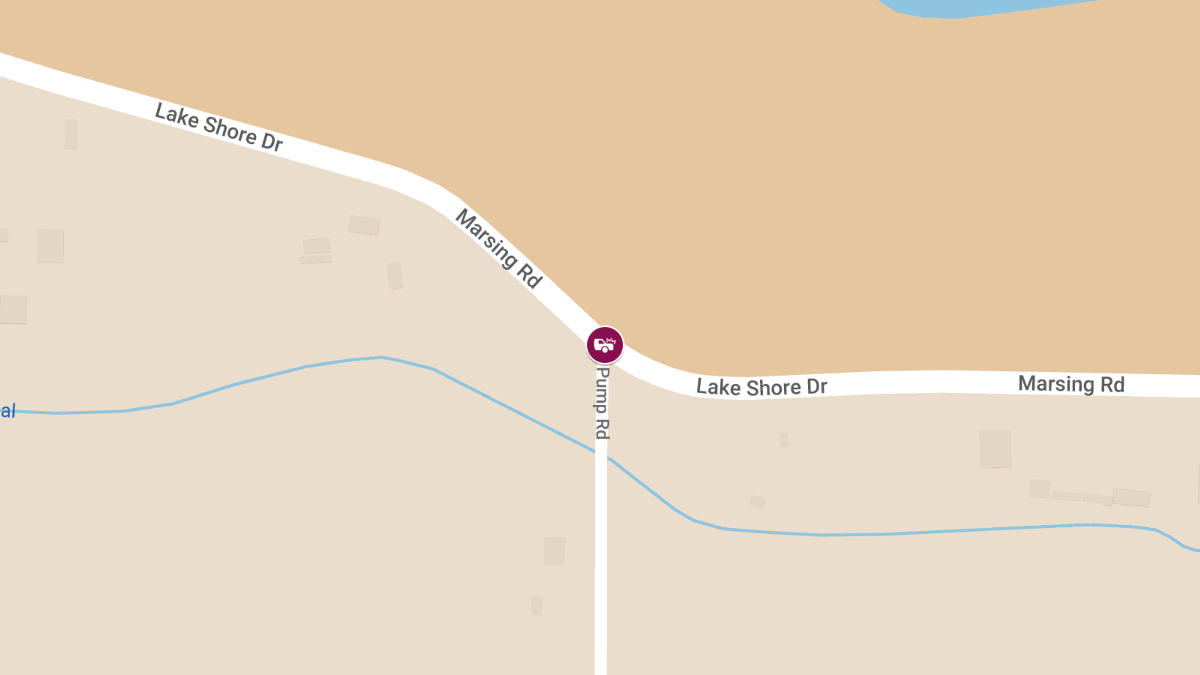 Injuries in Four-Vehicle Collision at Lake Shore Dr & Pump Rd