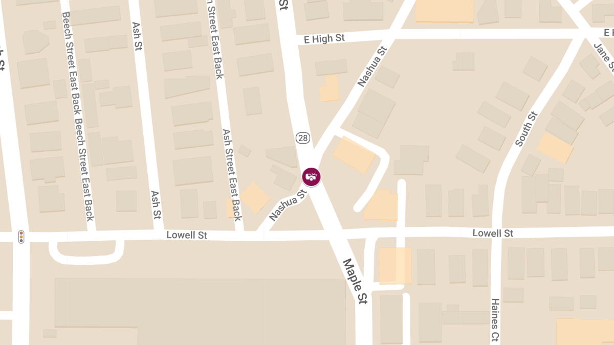 Injuries in Maple St & Nashua St Collision