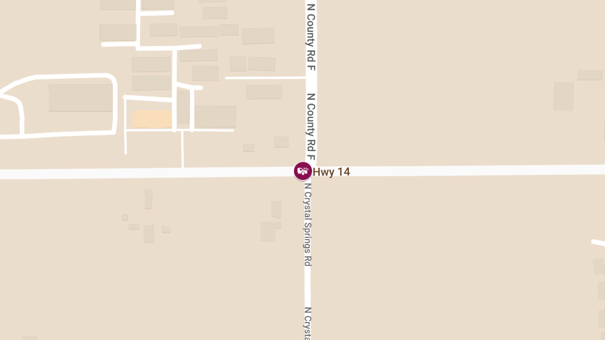 Injuries in Traffic Accident at Hwy 14 & Cty F