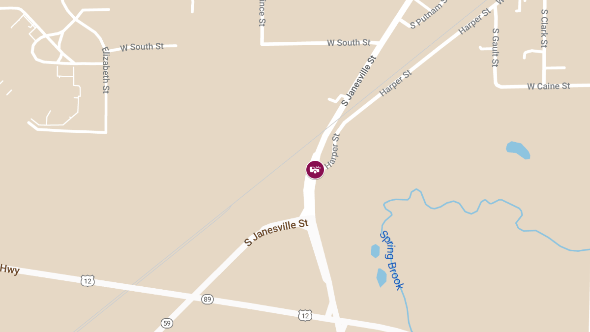 Injuries in Traffic Accident at Janesville and Harper