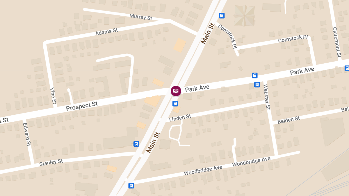 Injuries in Two-Car Accident on E Main St at Prospect St