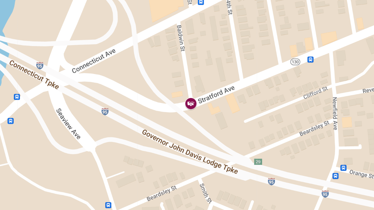 Injuries in Two-Car Accident on Stratford Ave Bridge