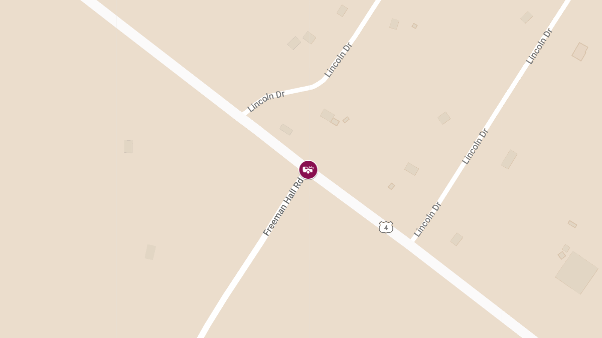 Injuries in Two-Vehicle Crash on Old Turnpike Rd Rte 4 & Freeman Hall Rd