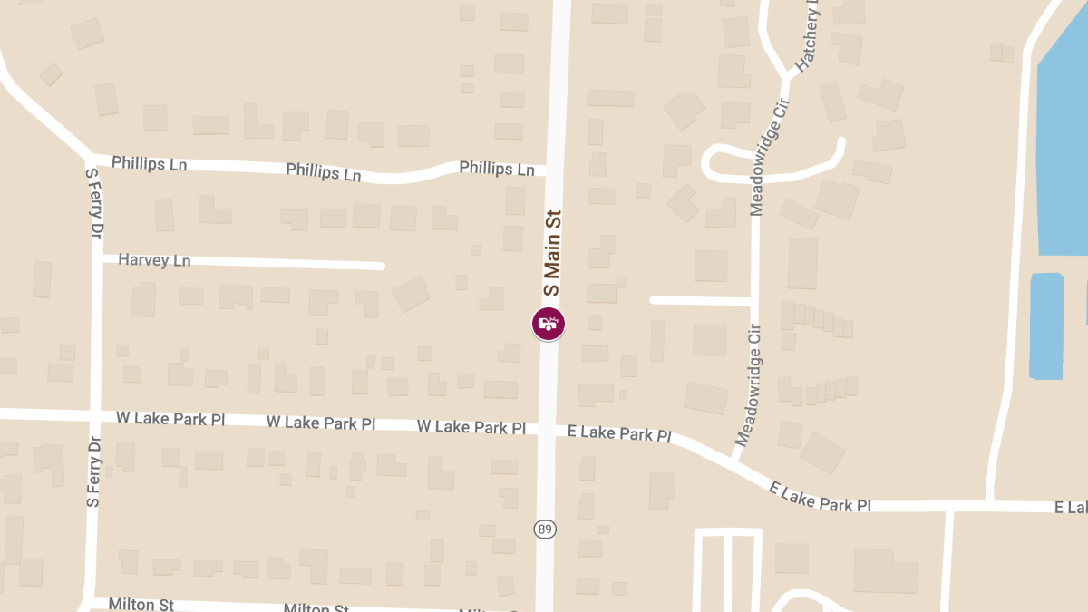 Injuries in Two-Vehicle Crash on S Main St