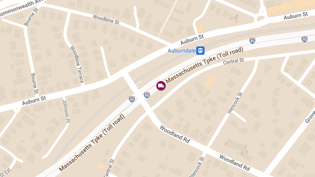 Injury Accident Involving Box Truck and Tractor-Trailer on Massachusetts Turnpike
