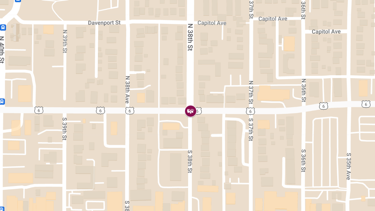 Injury Accident at 38th and Dodge Street