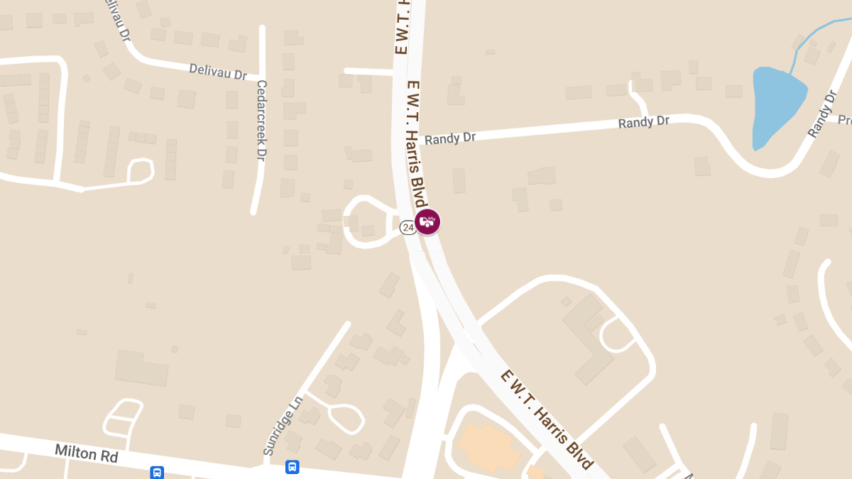 Injury Accident at 5701 E W T Harris Blvd