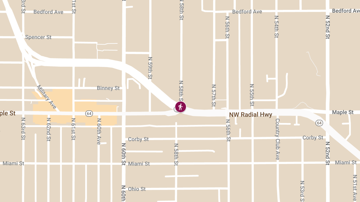 Injury Accident at 58th and NW Radial