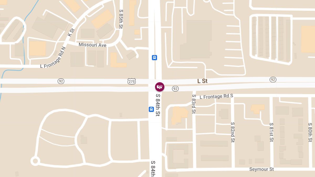 Injury Accident at 84th and L Street