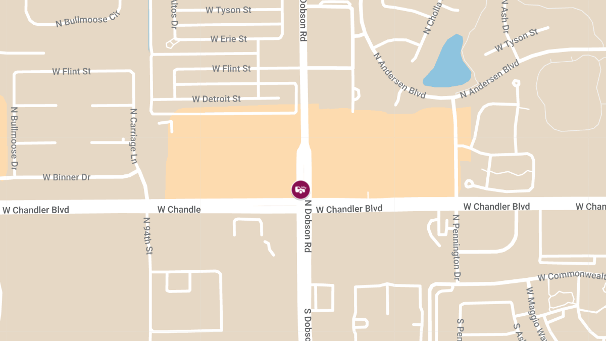 Injury Accident at Dobson Rd at Loop 202 / Santan Fwy