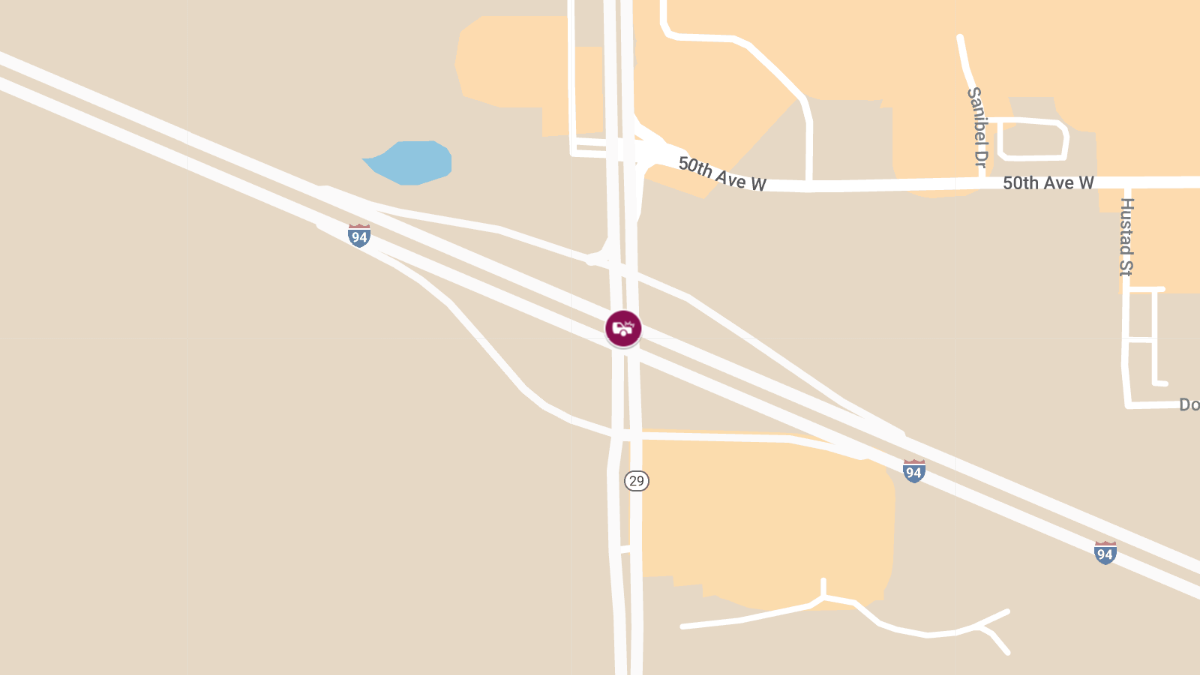 Injury Accident at Highway 29 & Interstate 94