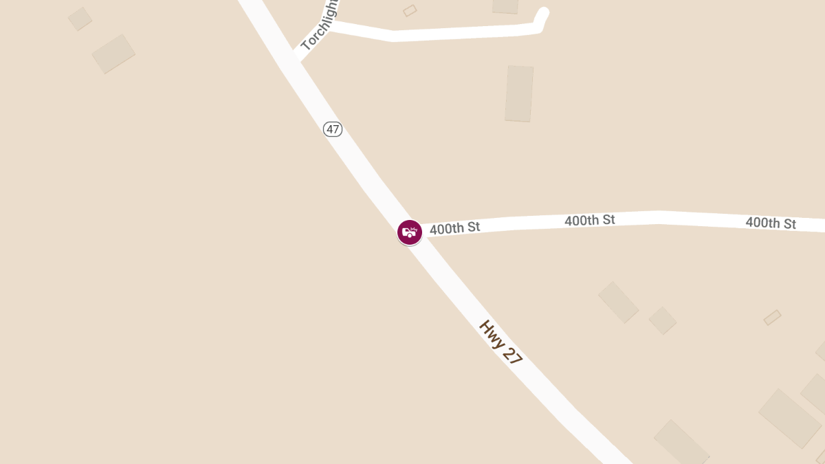 Injury Accident at Highway 47 and 400th Street