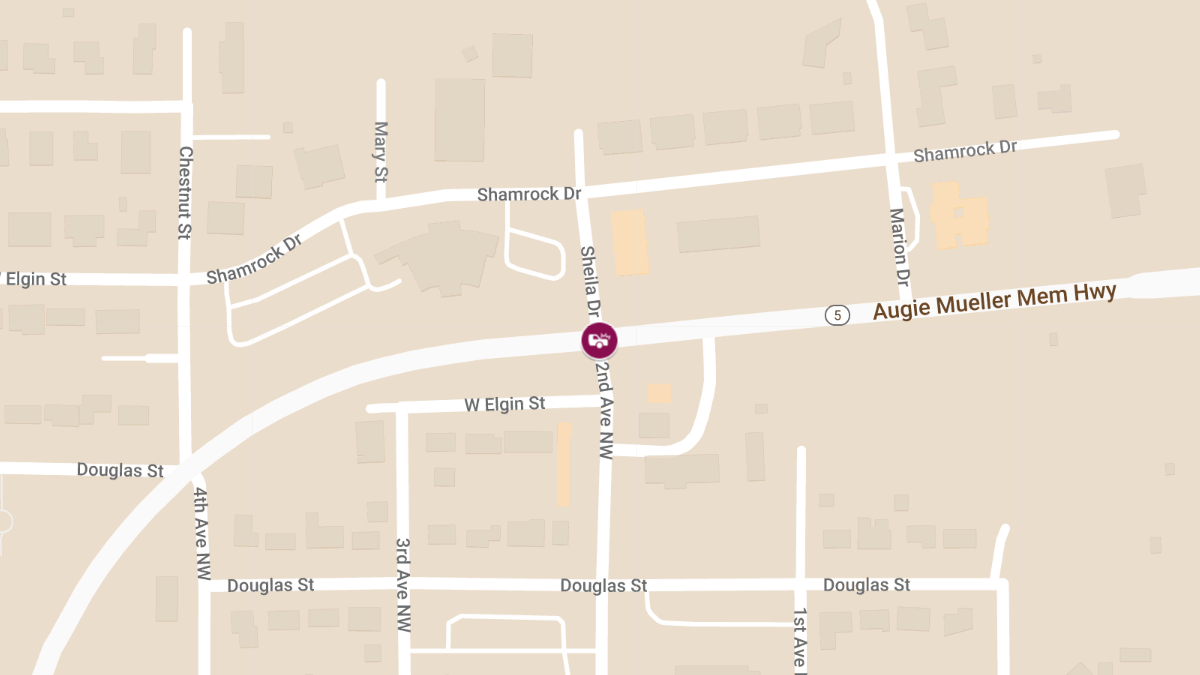 Injury Accident at Highway 5 and 2nd Avenue NW