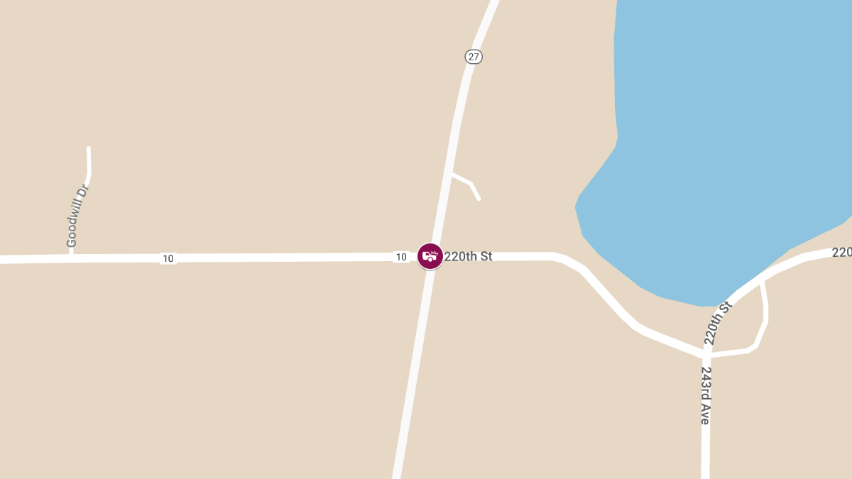 Injury Accident at Highway 71 and County Road 10