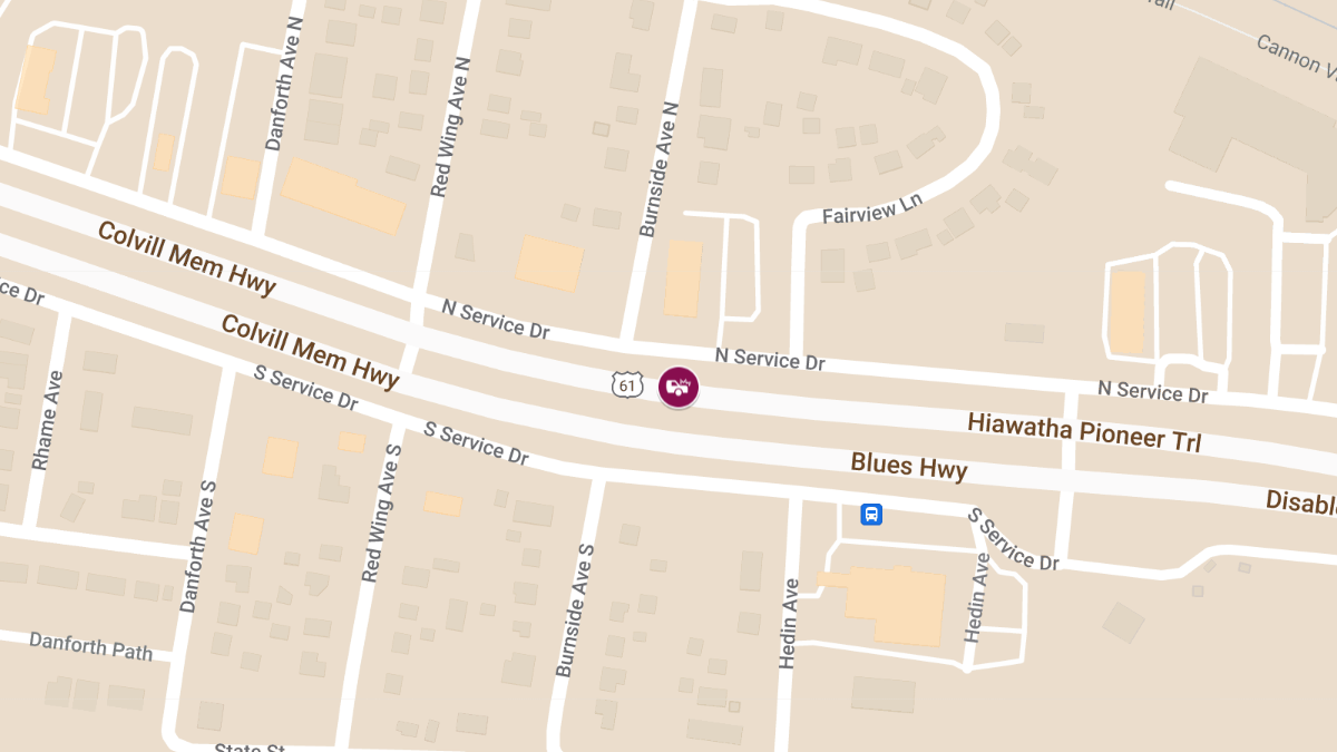 Injury Accident at Northbound Highway 61 near Milepost 93