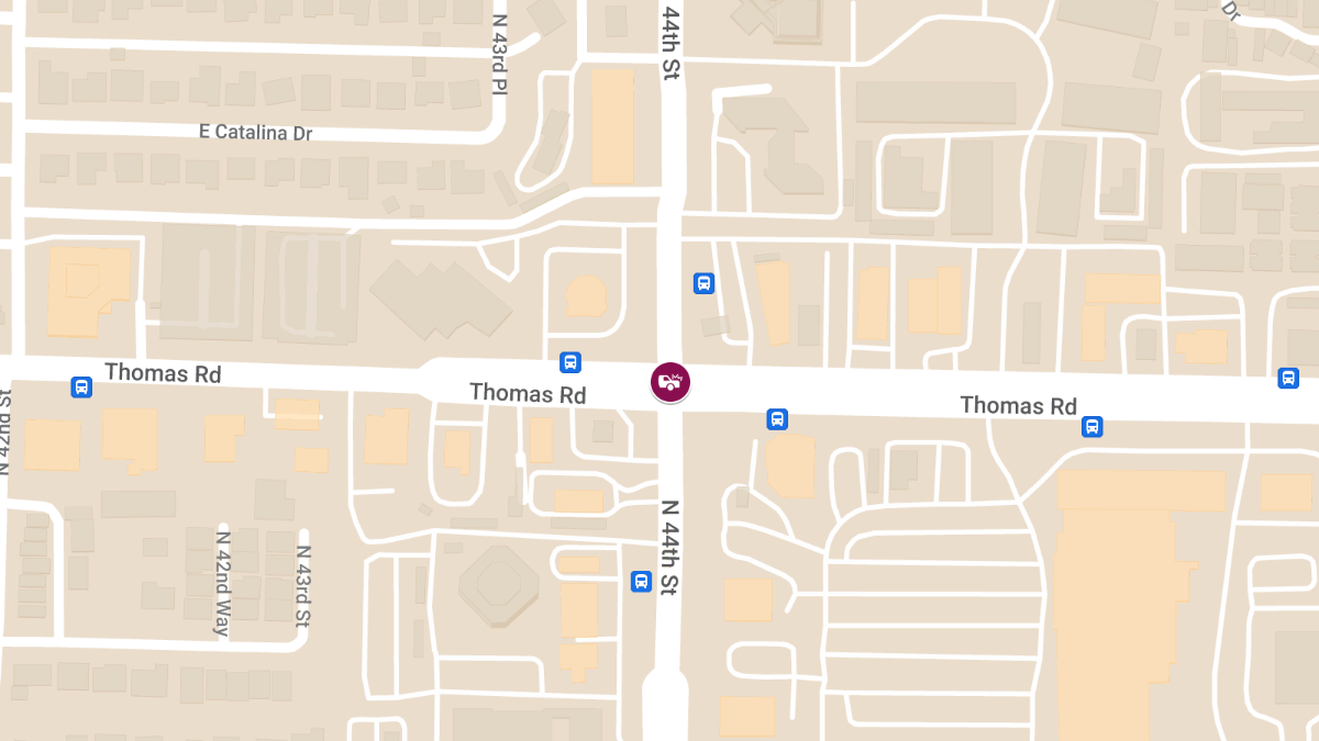 Injury Accident at Thomas Rd and 44th St