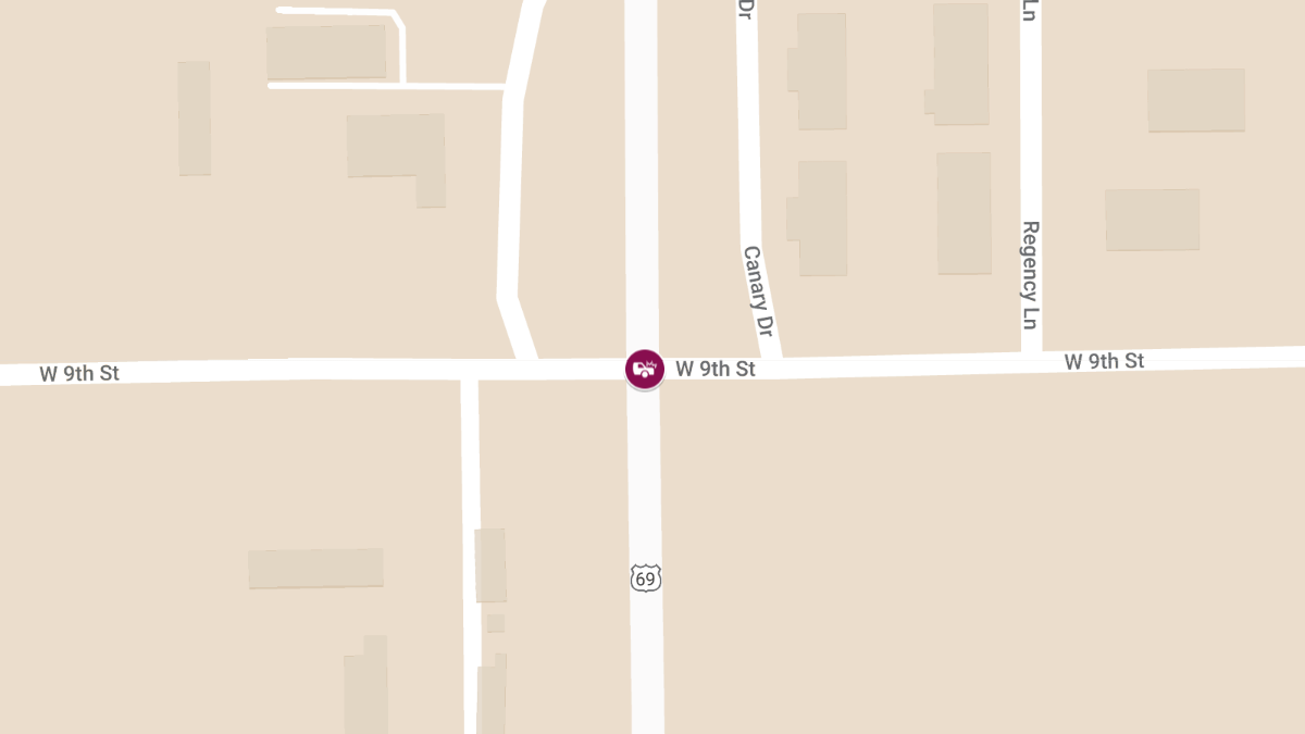 Injury Accident at US Hwy 69 & W 9th St