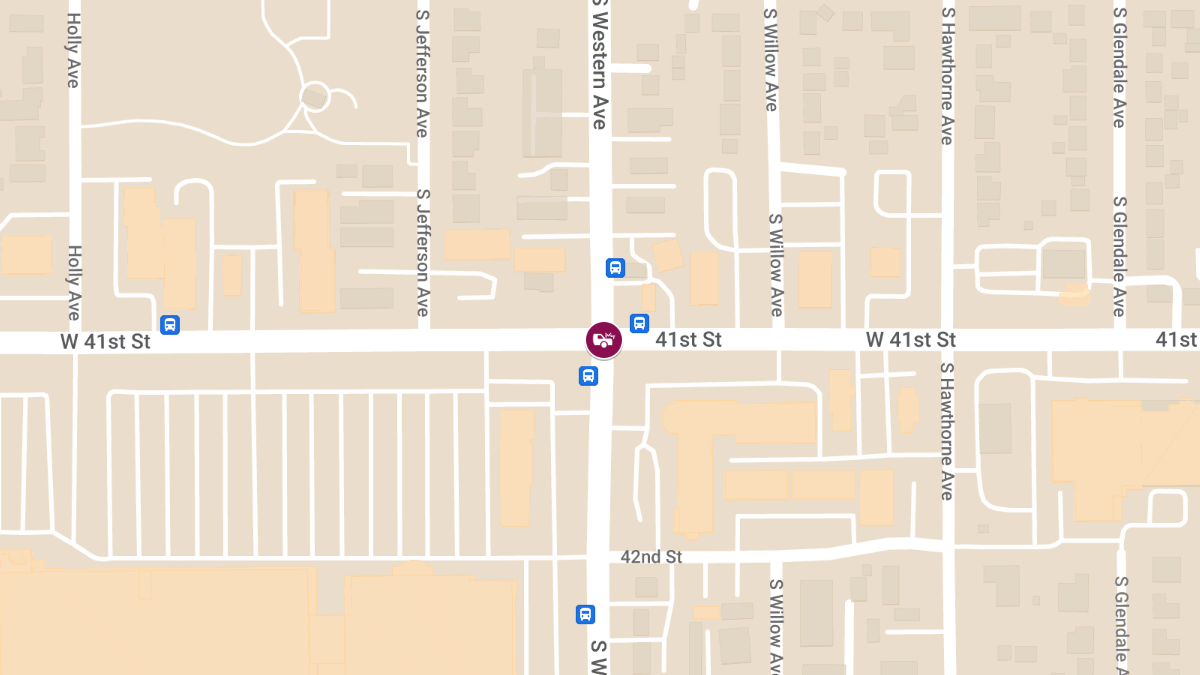 Injury Accident at W 41st St and S Western Ave