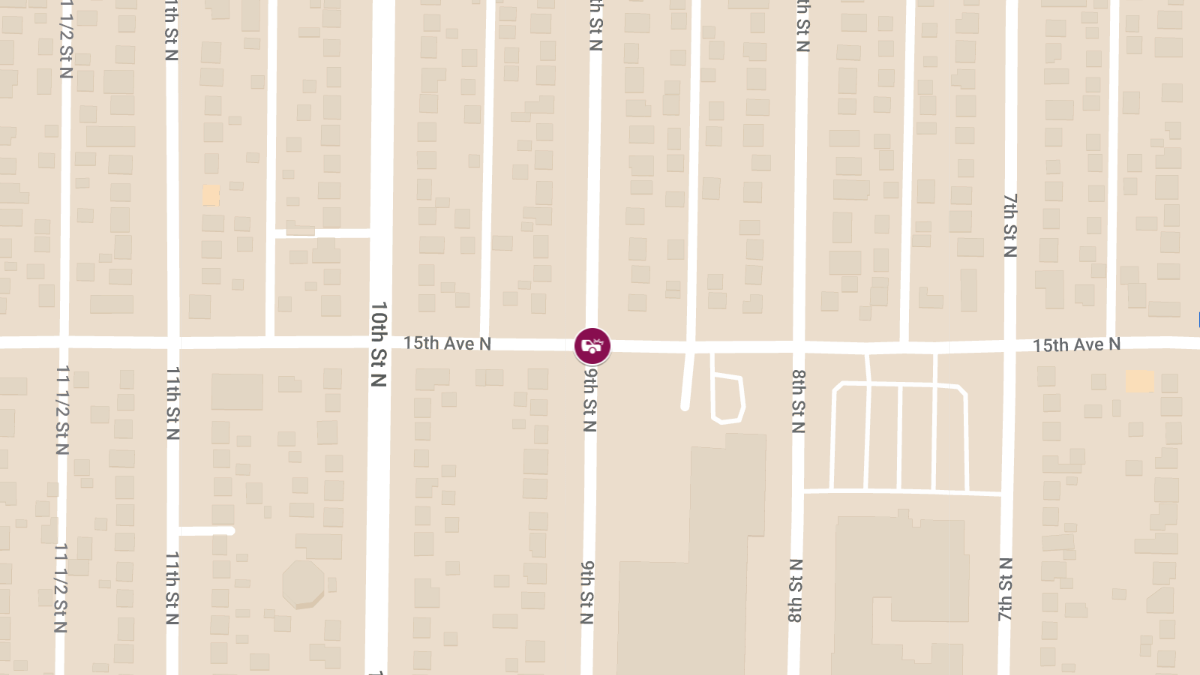 Injury Accident on 1400 Block 9th St N