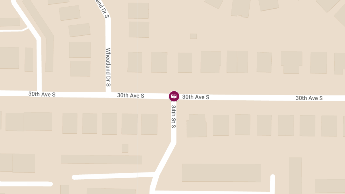 Injury Accident on 34th St S