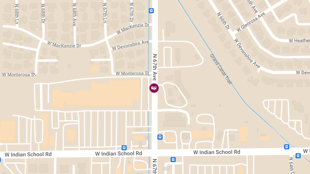 Injury Accident on 67th Ave North of Indian School Rd
