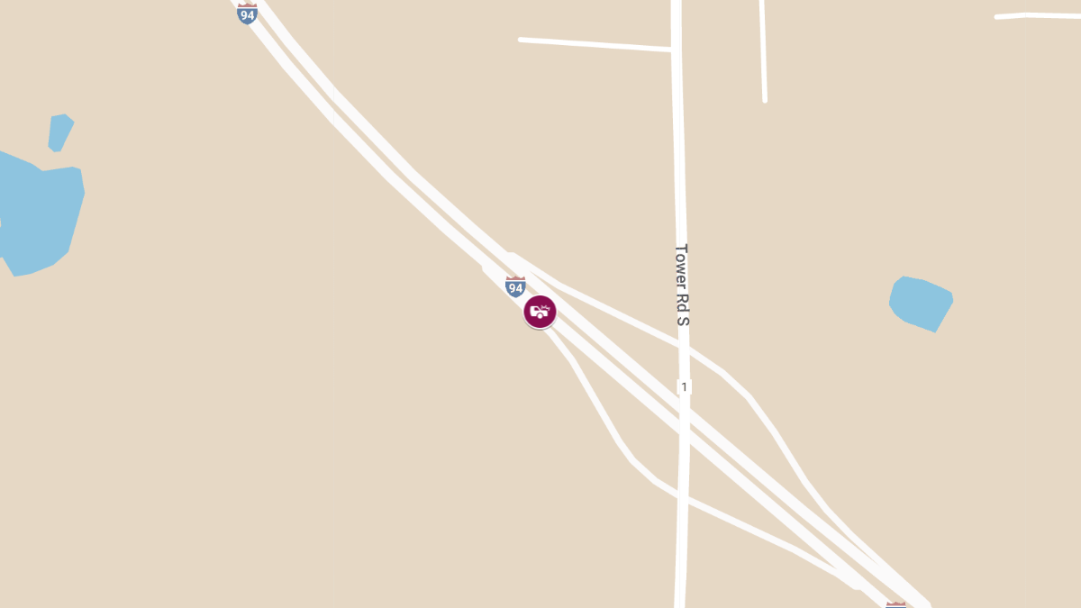 Injury Accident on Eastbound I-94 at Southbound Highway 59