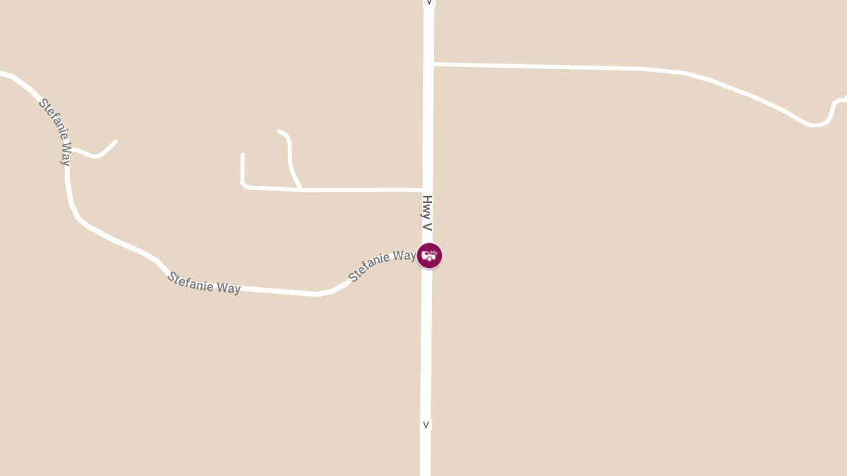 Injury Accident on Hwy V at Hwy K Intersection