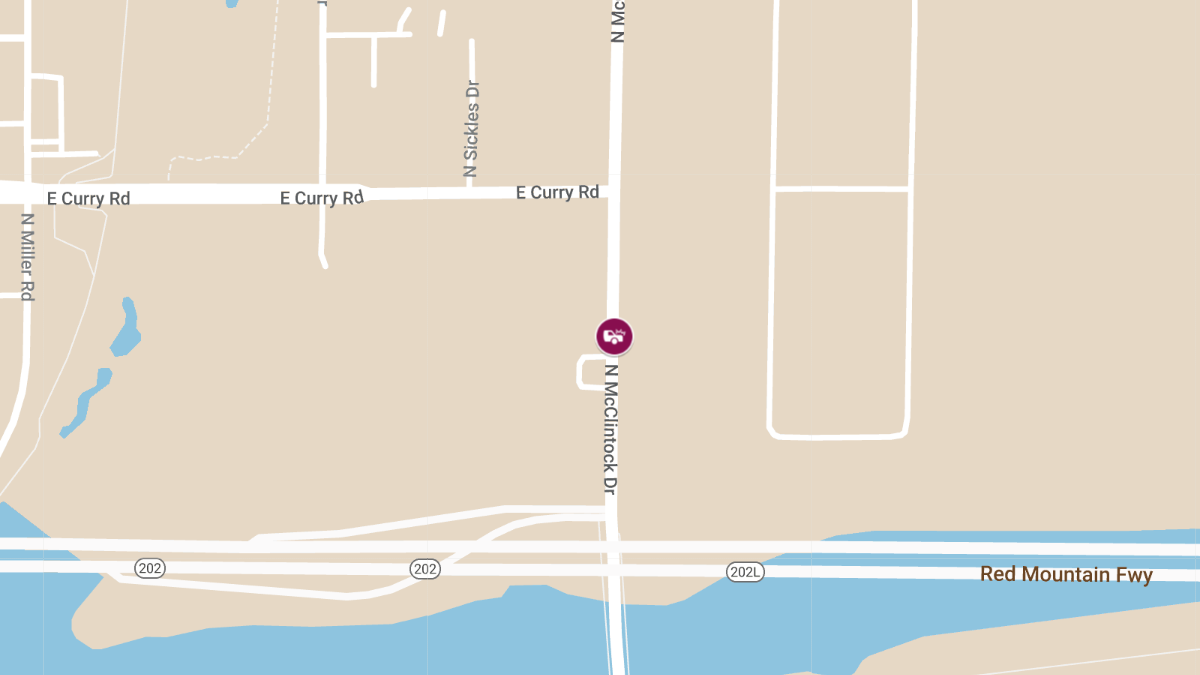Injury Accident on McClintock Dr north of Loop 202