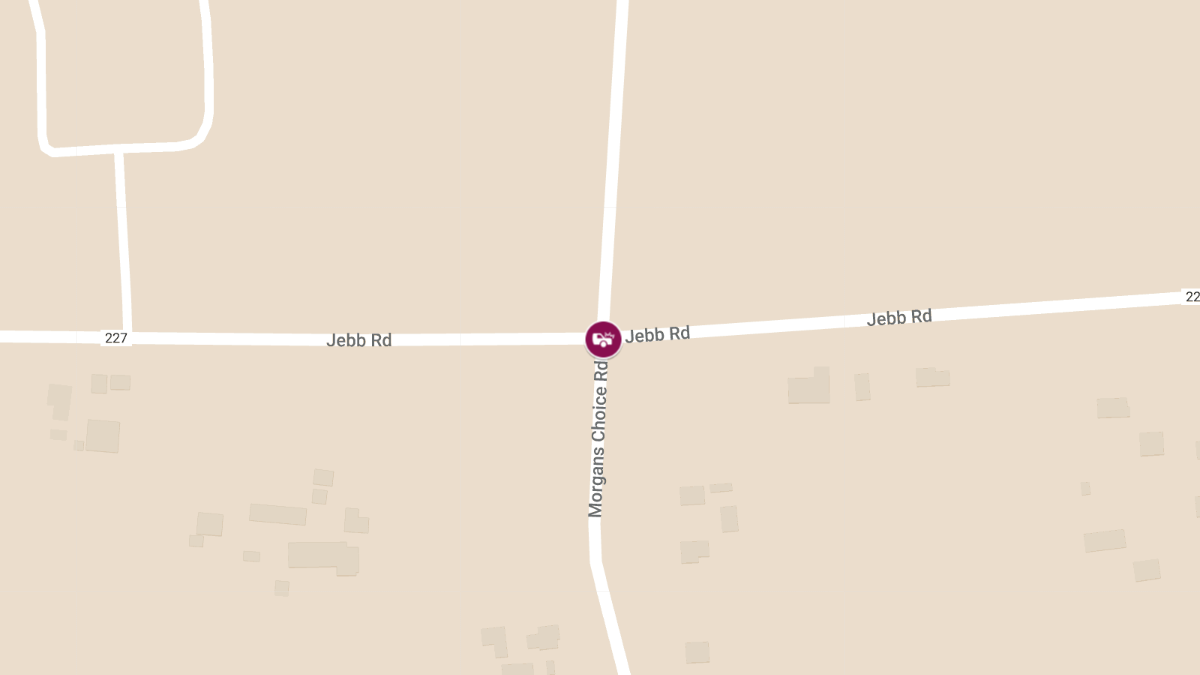 Injury Accident with Entrapment on Morgans Choice Rd and Jebb Rd