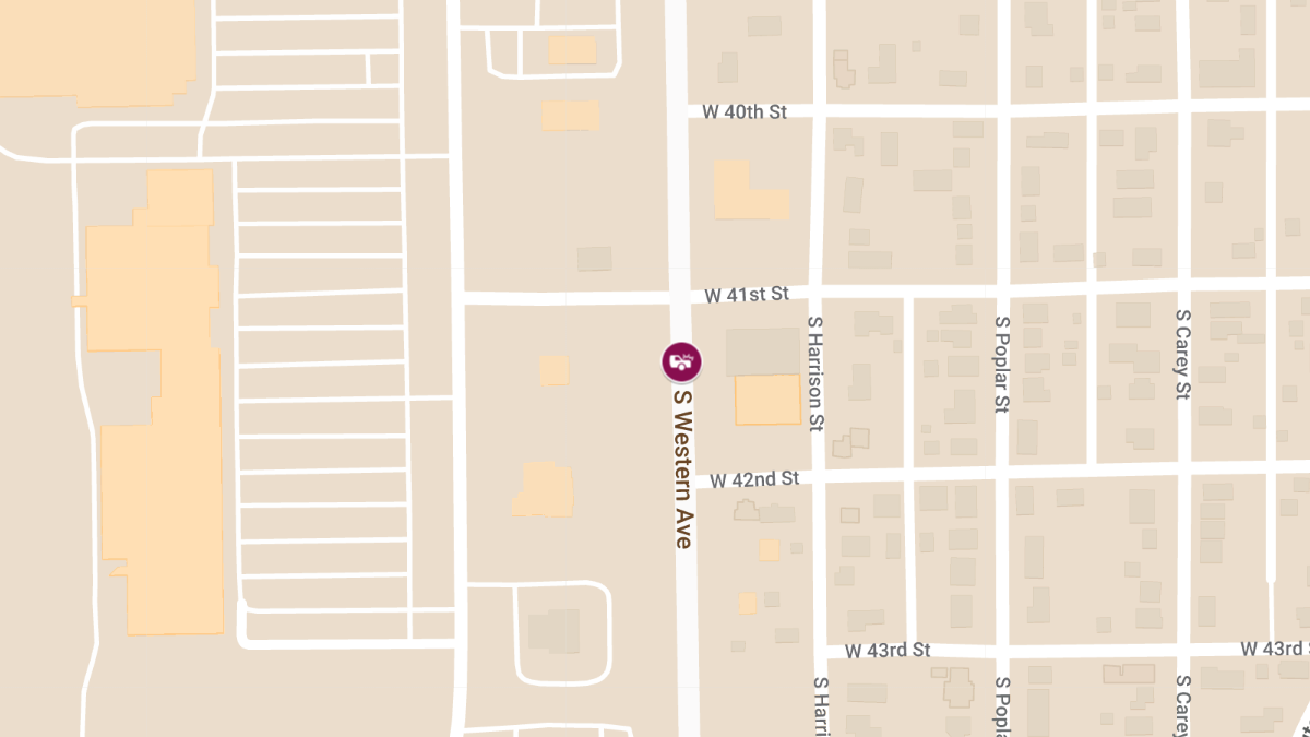 Injury Accident with Entrapment on South Western Ave
